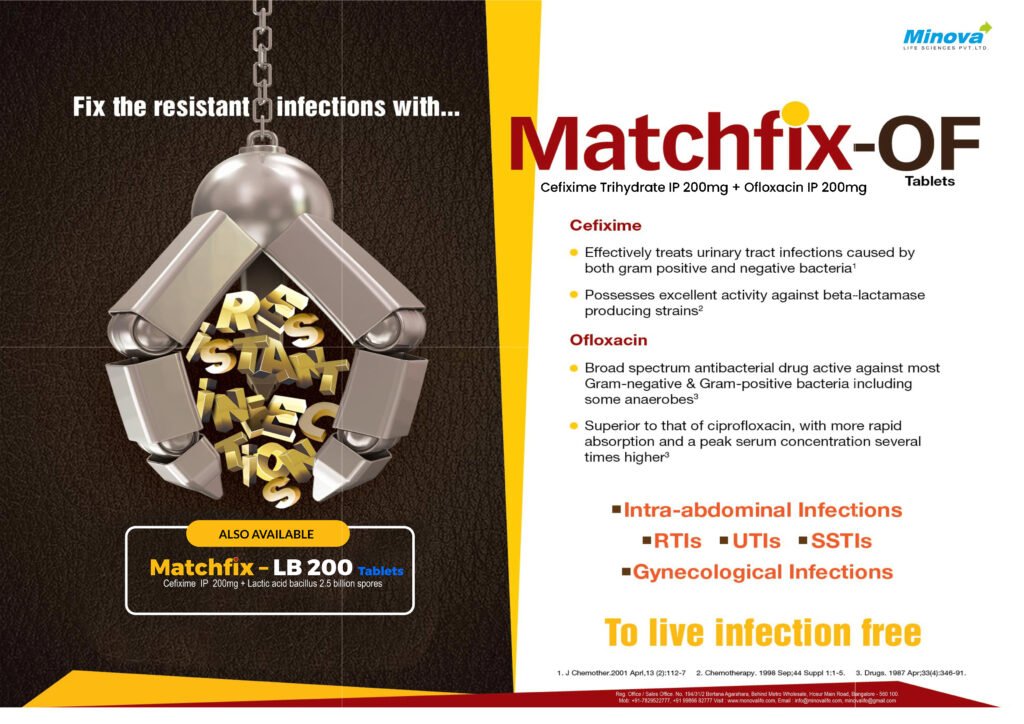 Matchfix LB 200 Tablet used for infections and gut health support